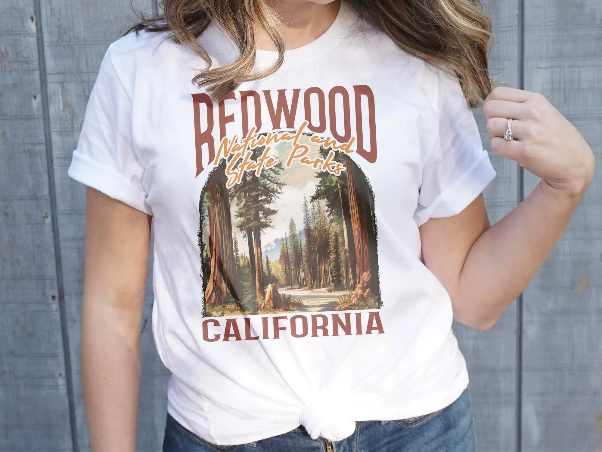 Outdoor Adventure Vacations - Camiseta de los parques nacionales y
