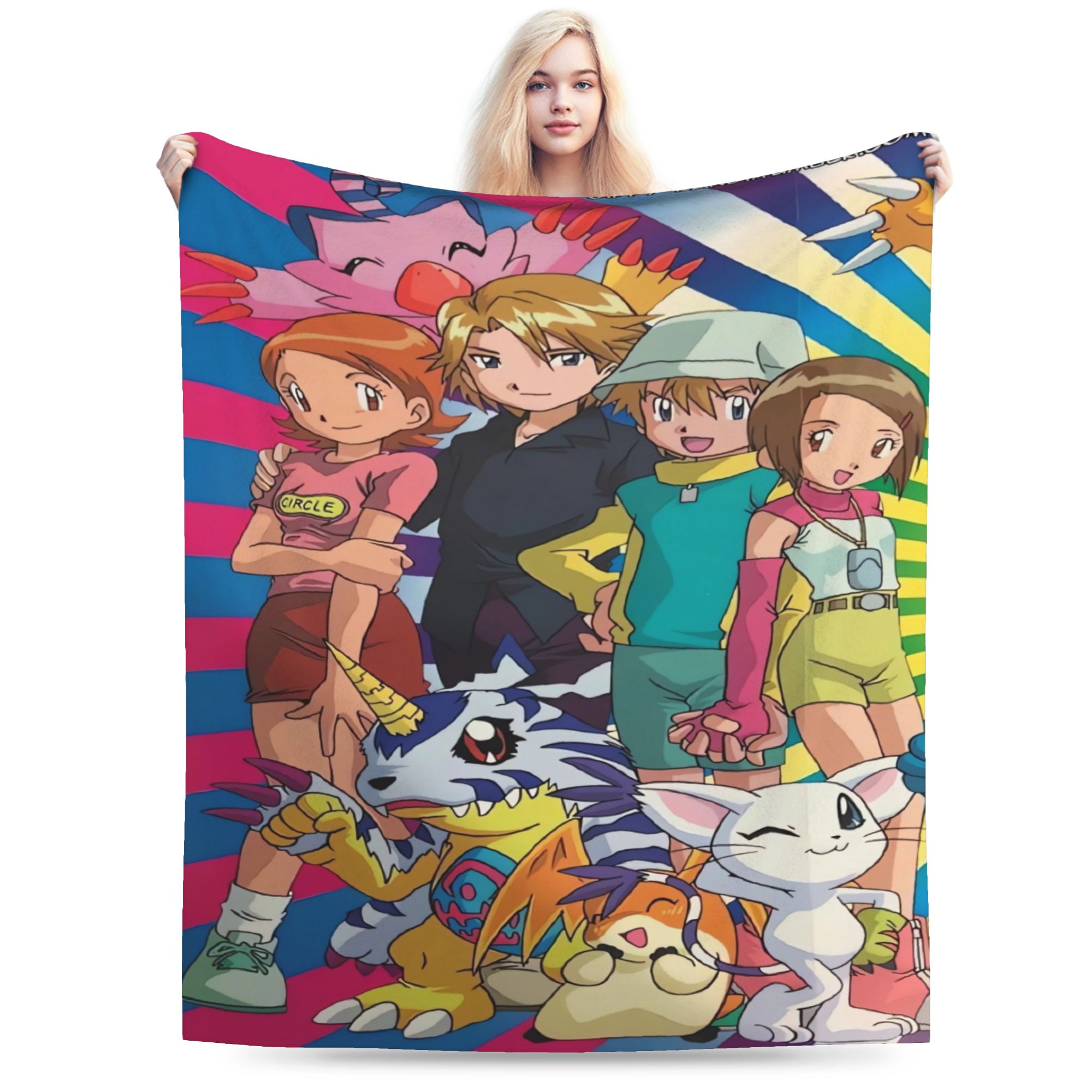 Outdoor Adventure Boys - Mantas Digimon Adventure de calidad súper