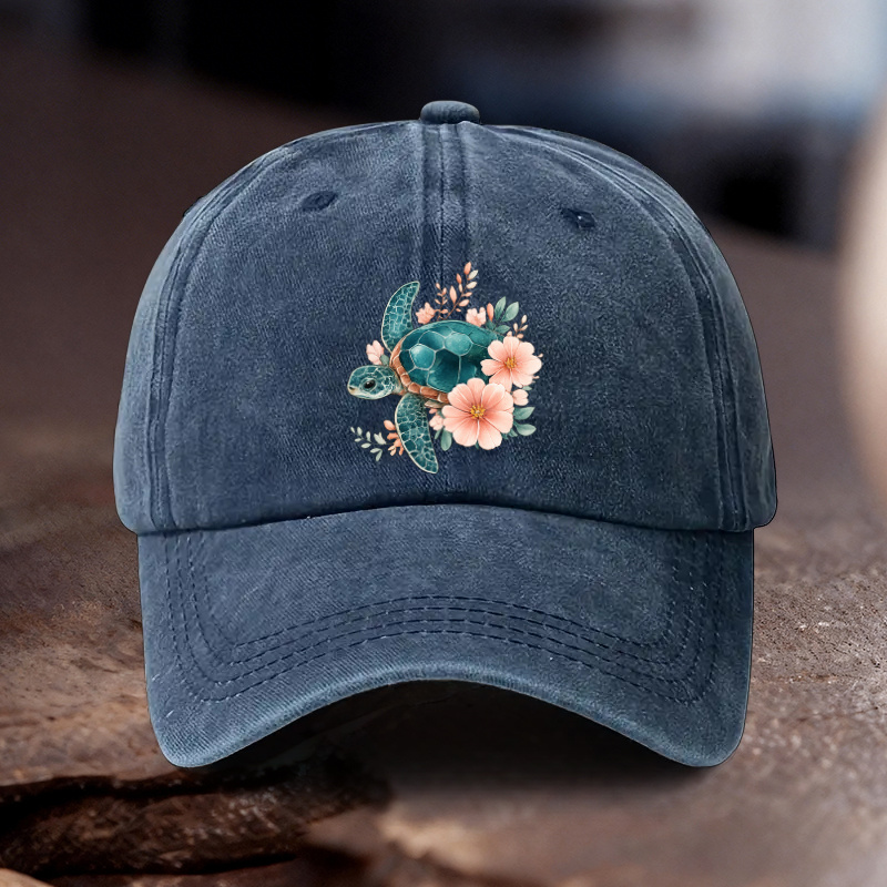 Outdoor Adventure Vacations - 1 gorra ajustable con estampado floral