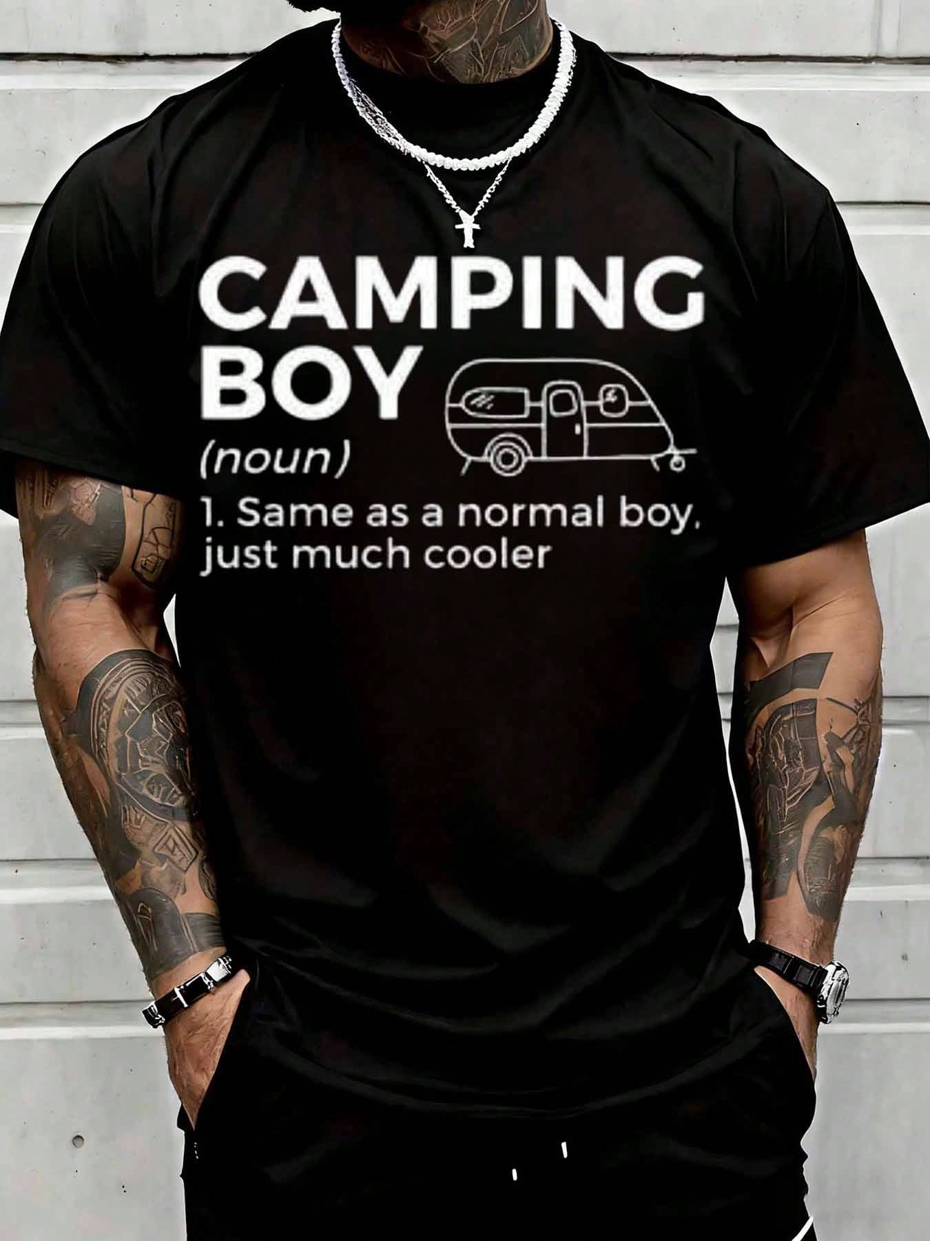 Outdoor Adventure Boys - Camiseta Gráfica Divertida con Definición de