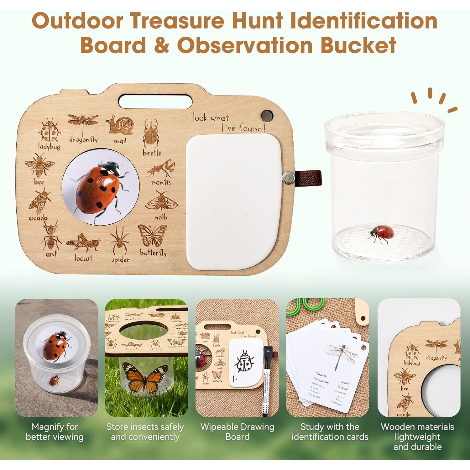 Kit Atrapa Insectos para Niños - Outdoor Adventure Boys reseña y precio